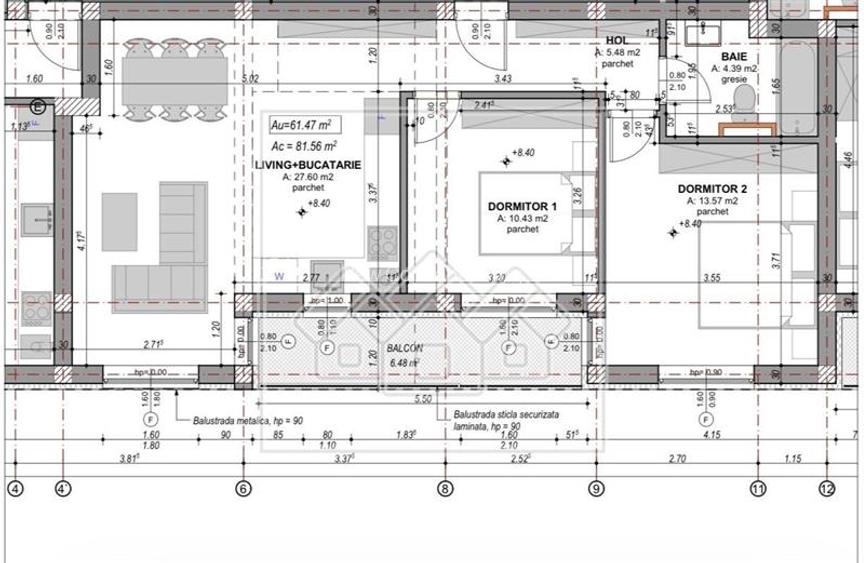 Apartament 3 camere de vanzare, loc de parcare inclus - Doamna Stanca - 1