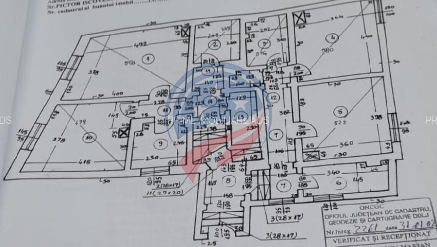 Casă de vânzare în centru – 4 apartamente, 240 mp construiți, teren 257 mp - 4