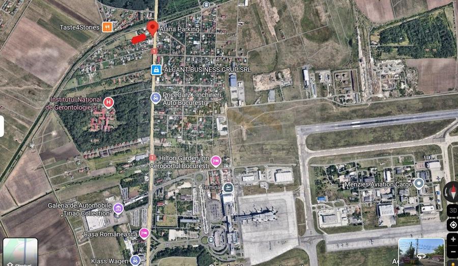 Teren 2.500 mp – Otopeni | Lângă Aeroport | Ideal Rent-a-Car / Parc auto