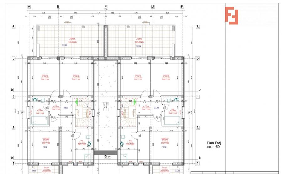 Duplex despartit prin garajul vecinului - 5 camere, finisaje premium - 6