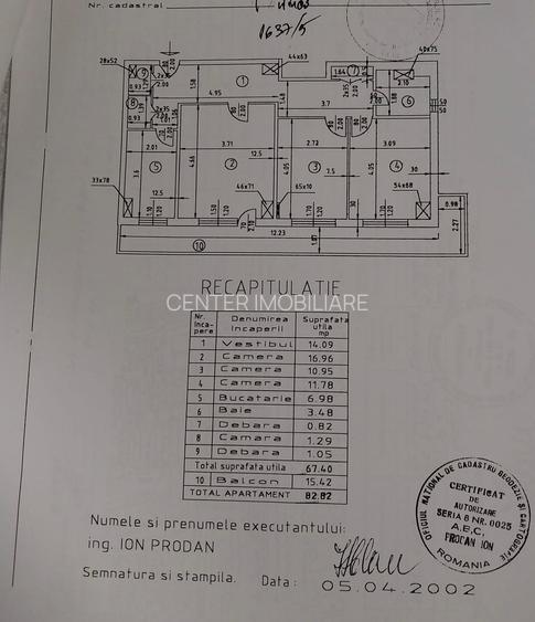 VICTORIEI,TITULESCU, ideal investiție, etaj 1/10, decomandat, bloc 1979 - 3