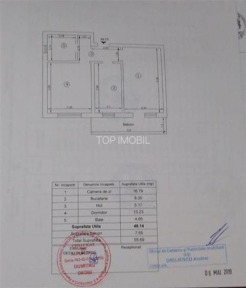 Apartament cu 2 camere decomandat, loc de pacare - Valea Lupului - 6