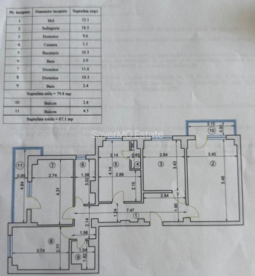 Apartament 4 Camere | 87MP | Progresul - Nasaud - 16