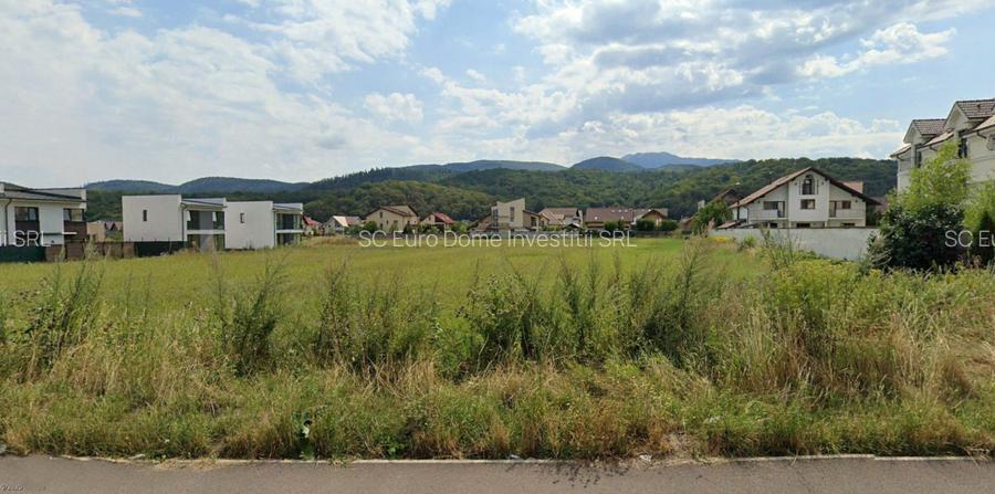 Teren  pentru casa cu panorama spre munti si Cetatea Rasnovului  - 2