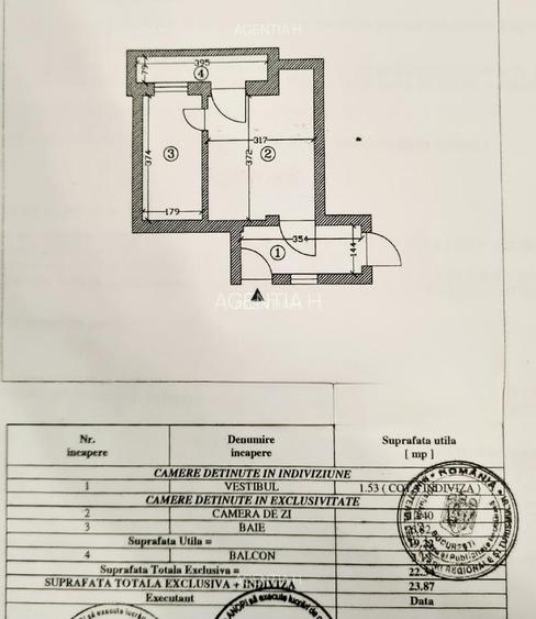 Garsoniera  Calea Victoriei - Amzei  Facultatea de Arte centrala proprie - 29