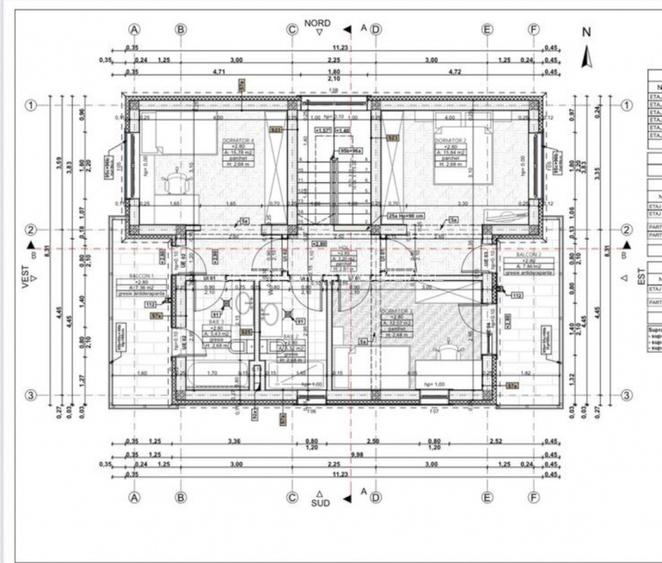 Duplex semifinisat, 120mp utili, 450mp teren, Chinteni - 8