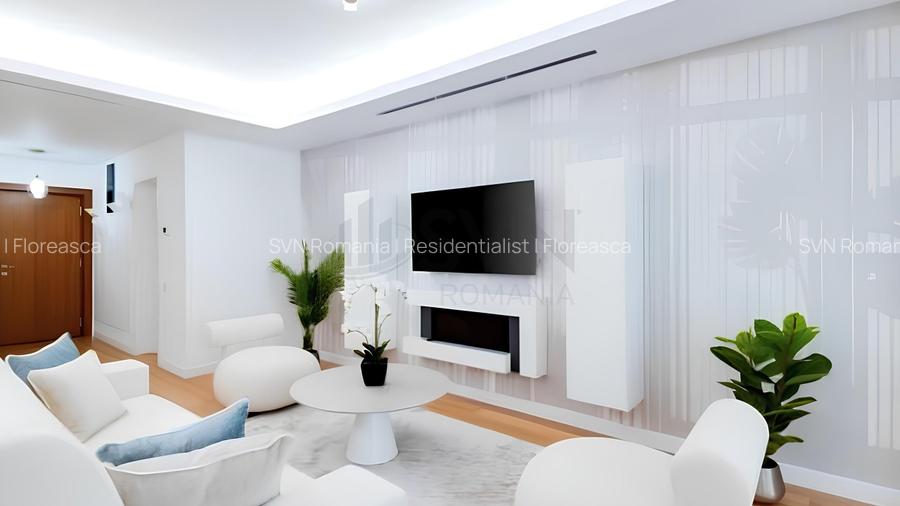 REA1025043 Apartmanent 2 camere spatios Herastrau I Mobilat si utilat - 4