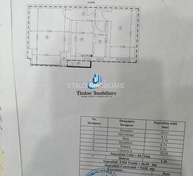 Apartament 2 camere, etaj 1, ultracentral, zona Muzeu Piatra Neamt - 7