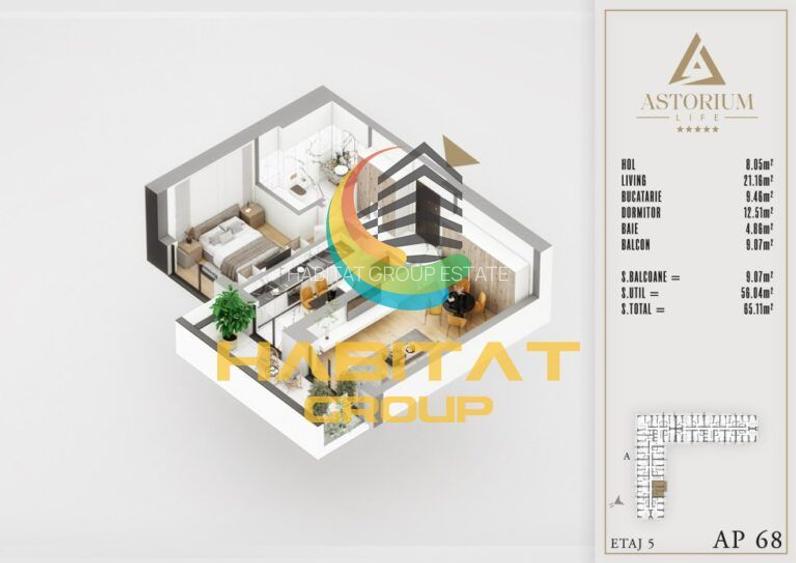 Pallady 2 camere decomandat 65 mp LUX langa Parcul Teilor - 2