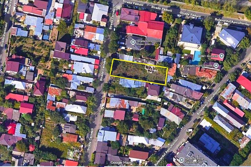 Vanzare teren intravilan 730mp Baneasa – Vatra Noua - Strada Cernesti, nr. 22 - 2