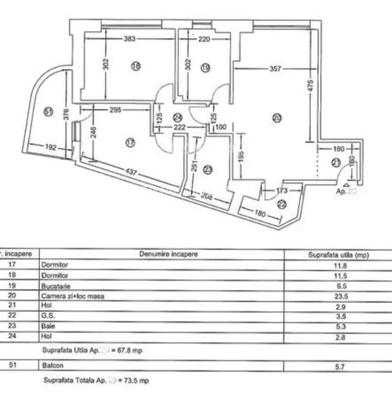 TOMIS TOWER - 3 CAMERE - 2 BAI -  BLOC FINALIZAT ANUL  2025- 170.000 E - 7