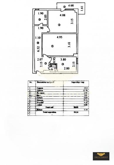 Apartament 2 camere Banu Manta- Titulescu | 1982 | vedere spate - 5