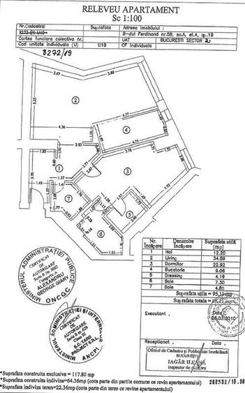 2 camere 95 MP - 2 bai Evocasa Ferdinand 58 Foisorul de Foc + Parcare - 21