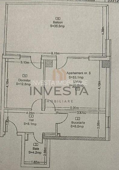 Apartament-2 camere decomandat cu terasa 35m si parcare subterana - 1