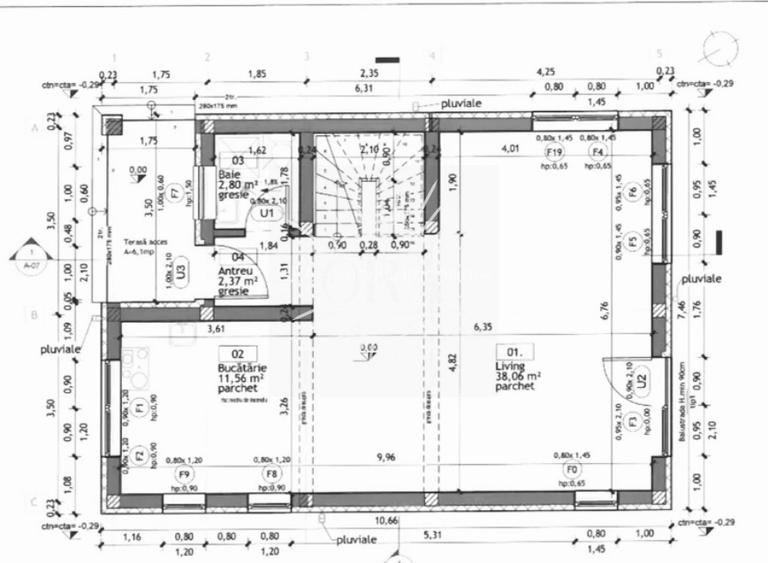 CASĂ INDIVIDUALĂ SEMIFINISATA DE VÂNZARE ÎN DEZMIR - 4 CAMERE - 500 MP GRĂDINA - 9
