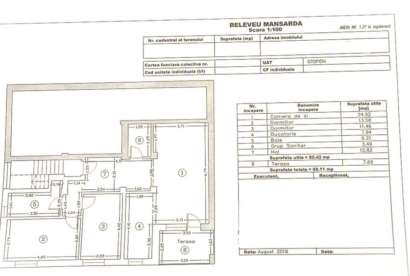 Apartament 3 Camere - Otopeni - 88 MP - Mobilat - Parcare inclusa - NOU - 14