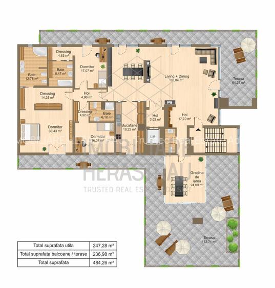 Rosa Wind | Penthouse Senzational langa Ambasada SUA - 1