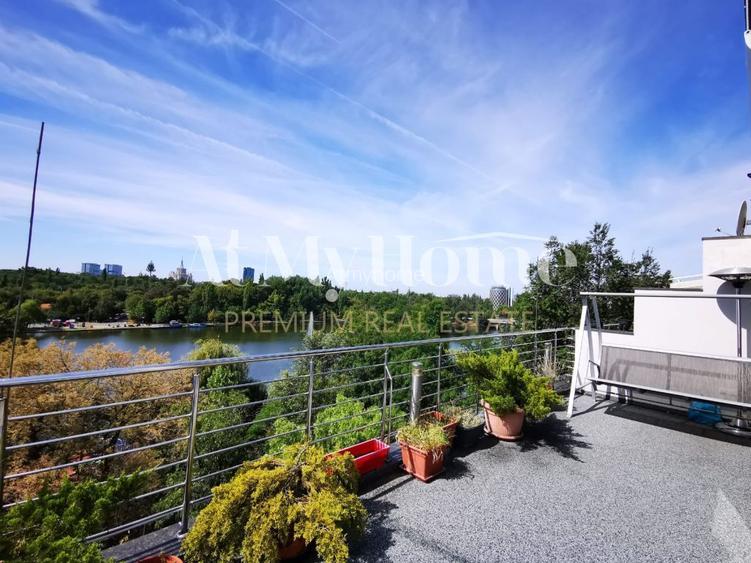 Duplex Spectaculos cu 5 camere, vedere libera Herastrau, mobilat modern, parcare - 25