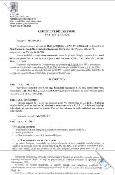 Teren parcelabil, intravilan, 6400mp cu casa renovata - ideal investitor  - 4