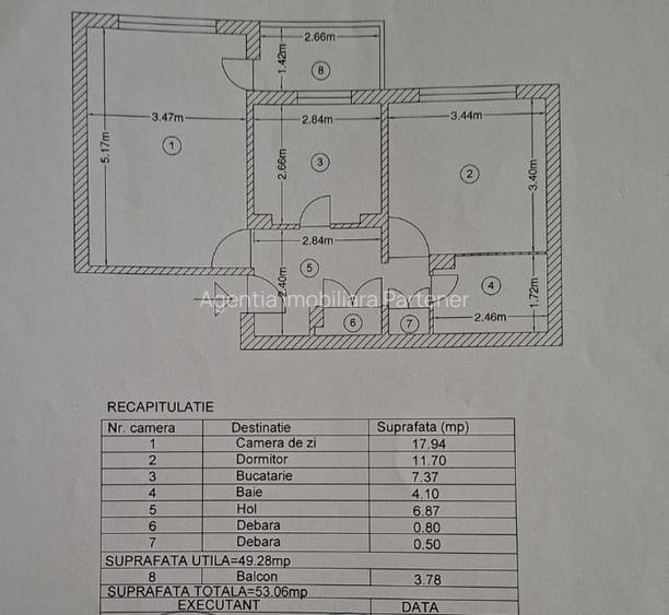 2 camere Popa Șapcă , Decomandat / Centrală , Amplasament DEOSEBIT ! - 13