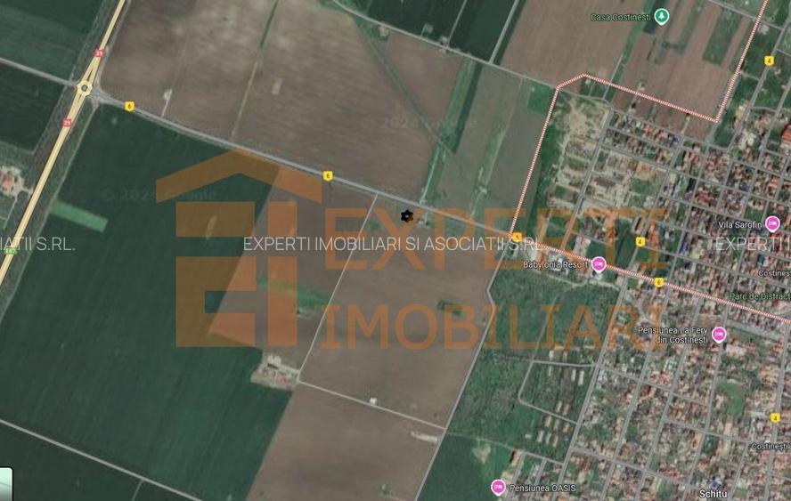 Teren intravilan de vanzare  situat in zona COSTINESTI langa soseaua DC.6 - 7
