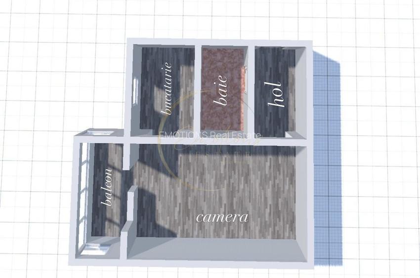 NOU | Apartament o cameră - Sagului | COMISION 0% - 1