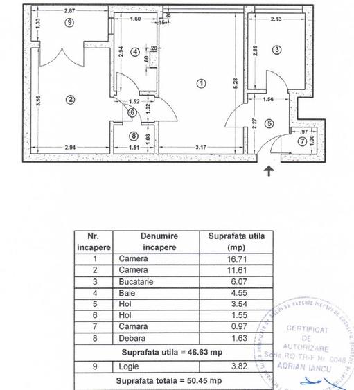 Apartament de vânzare - 2 camere - sector 1 - Pajura - renovat - mobilat - utila - 7
