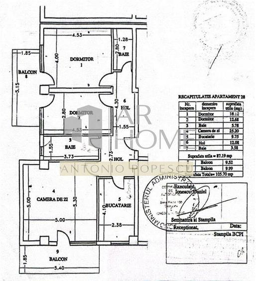 Apartament 3 camere, garaj propriu, mobilat si utilat, central, Ploies - 15