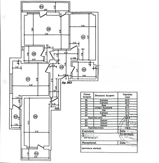 Apartament modern cu 4 camere, decomandat, in zona Pajura / Piata Presei Libere  - 22