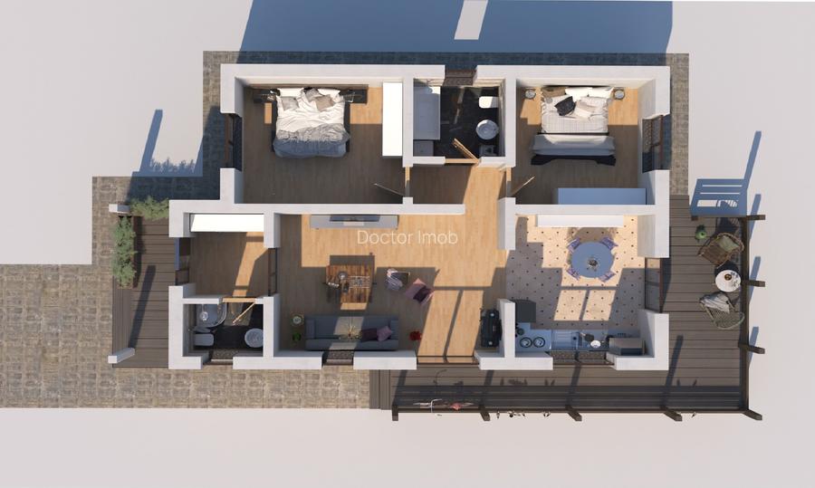 MAGNOLIA VILLAGE! Casă nouă, prima inchiriere, cu vedere la munte! - 17