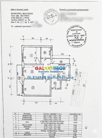Apartament 3 camere decomandat, 5 min metrou Brancusi - 14