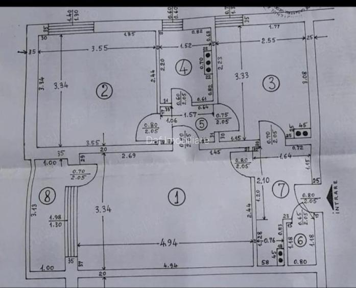 110000 € – apartament în centrul Bucureștiului fix l - 3