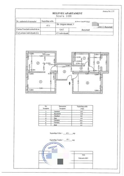 Lacul Tei - Grigore Moisil etaj 1 - 14