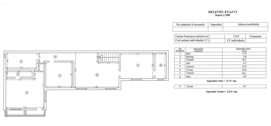 Tomis II, imobil 7camere, ideal sediu firmă / activități de birouri - 17