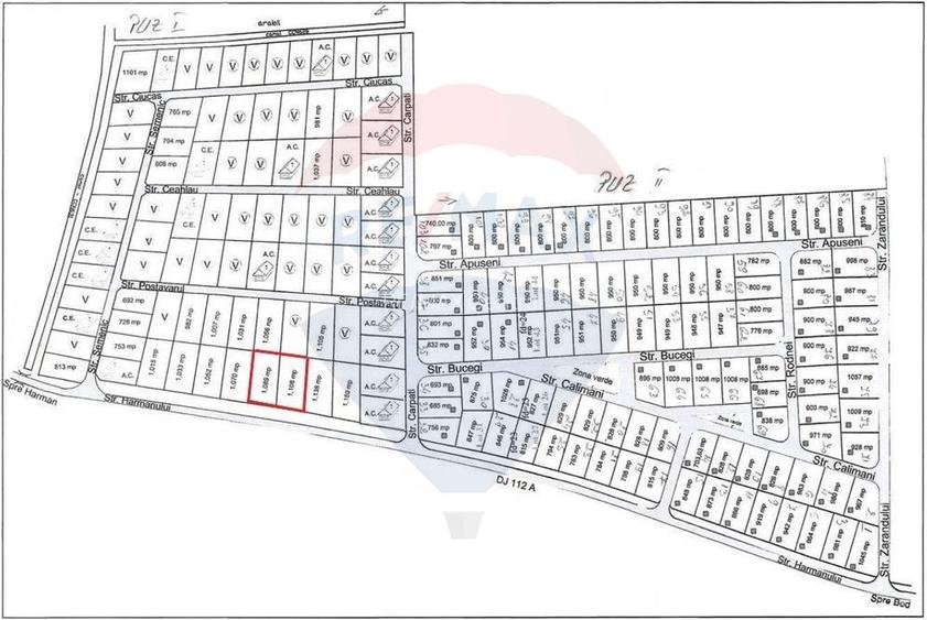 Teren Bod -Strada Harmanului, 732mp, posibil 1098mp/ 2196mp, utilitati - 19