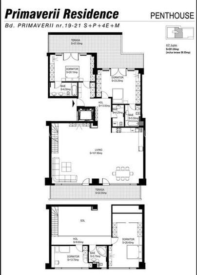 Penthouse cu dimensiuni impresionante | Primaverii Plaza - 18