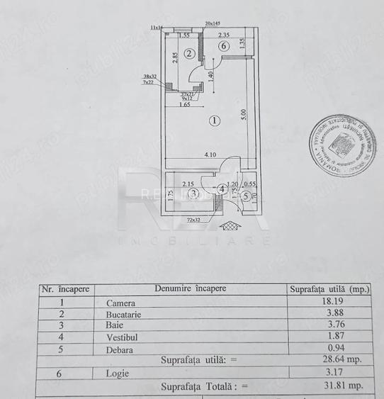 Garsonieră renovată | Etaj 1 | Drumul Taberei - 7