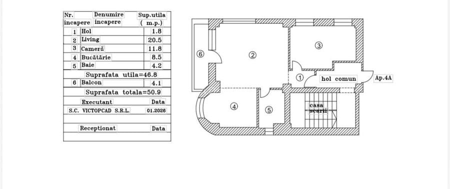 2 Camere Fundeni Aleea Capidava Mobilat + Utilat Bloc 2011 - 9