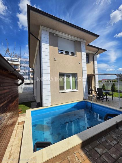 Vilă modernă 4 camere cu piscină, partial mobilată | Albert – MRS - 4