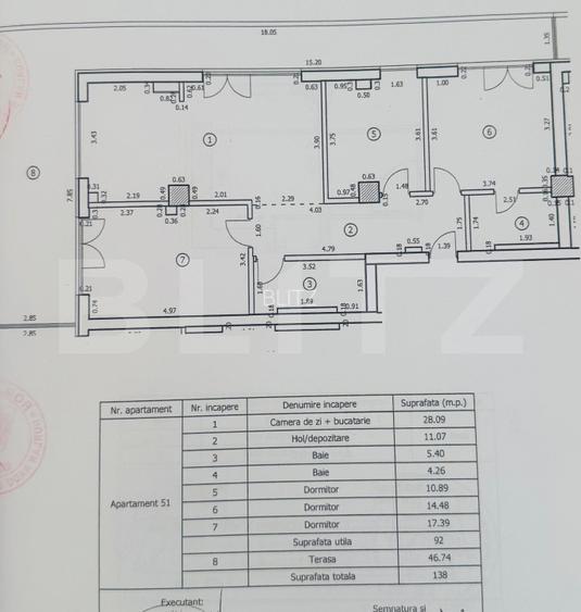 Penthouse de vanzare, 92 mp, zona Tractorul - Coresi - 12