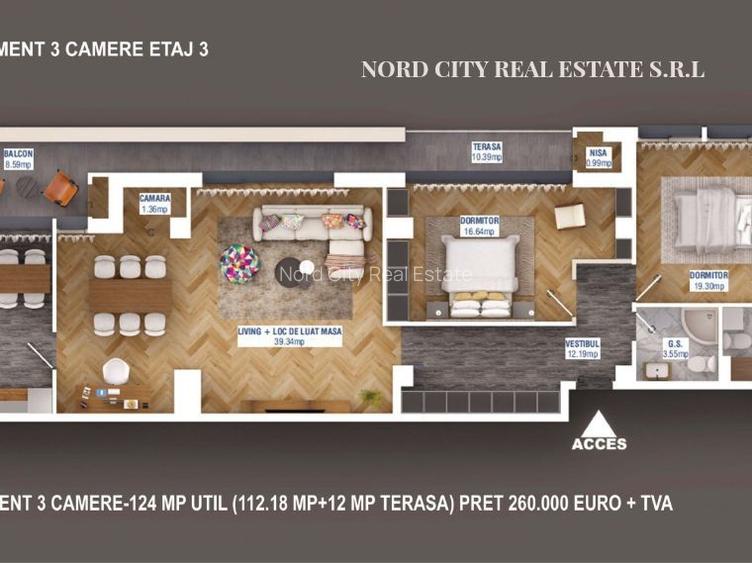 Apartamente 3 camere | Sisesti - Baneasa - Dezvoltator - 19