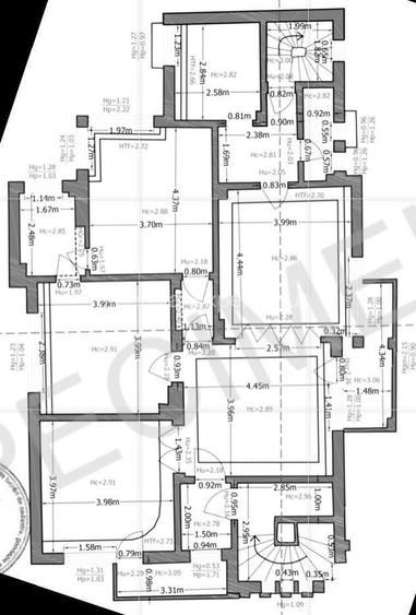 Cașin, Apartament 5 camere, renovat recent, vilă - 29