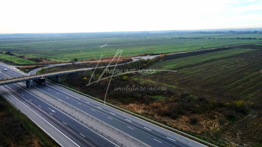 Teren intravilan curti-constructii, industrial, Autostrada A1 - km 62 - 23