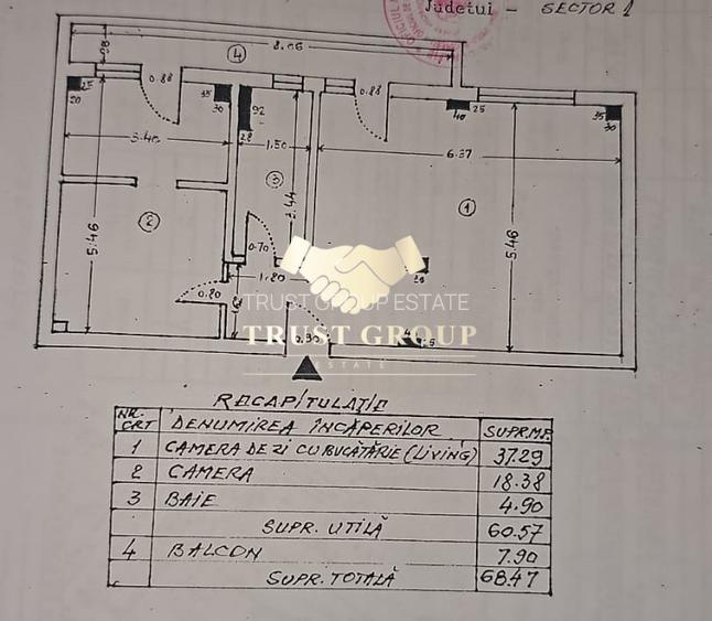 Apartament 2 camere 68mp - Domenii - Arcul de Triumf - 9