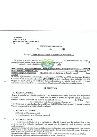 Teren pretabil dezvoltare rezidentiala sau mixta in Otopeni - Zona Libertatii - 2