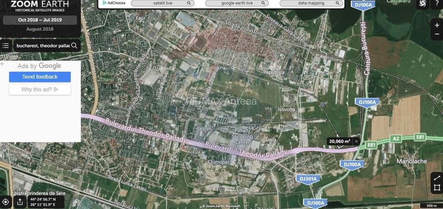 Teren 2Ha  Drumul Intre Tarlale - A2, pretabil hale + birou (Glina) - 6