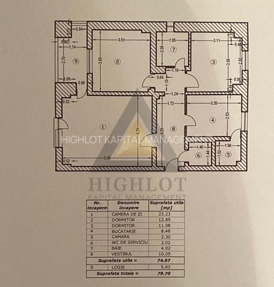 Barbu Vacarescu | 3 camere | stadion Dinamo - 5