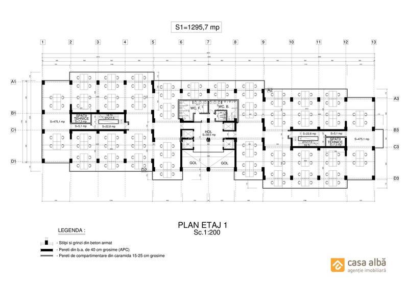 Podu Ros, spatiu 200mp in cladire de birouri clasa A+ - 8