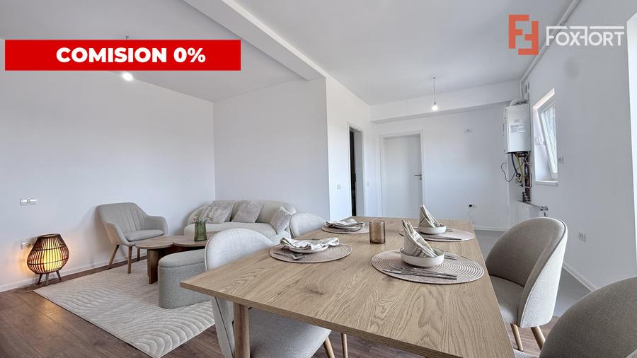Comision 0% Apartament de vanzare, 2 camere + doua terase - Mosnita Noua