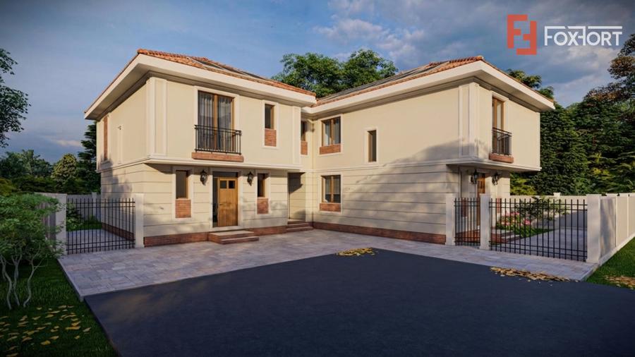 Proiect modern in stil mediteranean cu 4 camere - Giroc